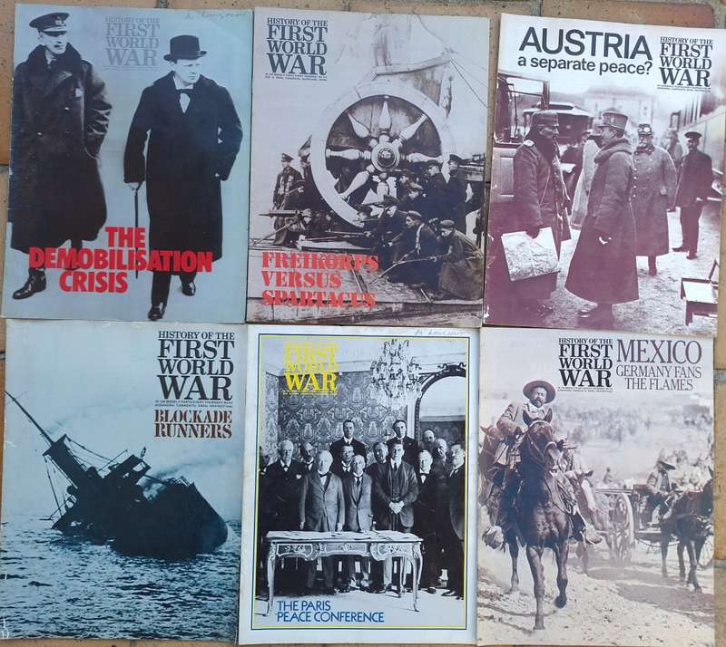 Purnell History of the First World War: Mixed Lot of 6 Magazines