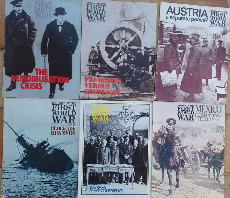 Purnell History of the First World War: Mixed Lot of 6 Magazines