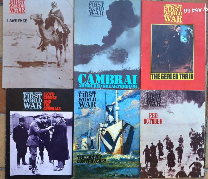 Purnell History of the First World War: Mixed Lot of 6 Magazines