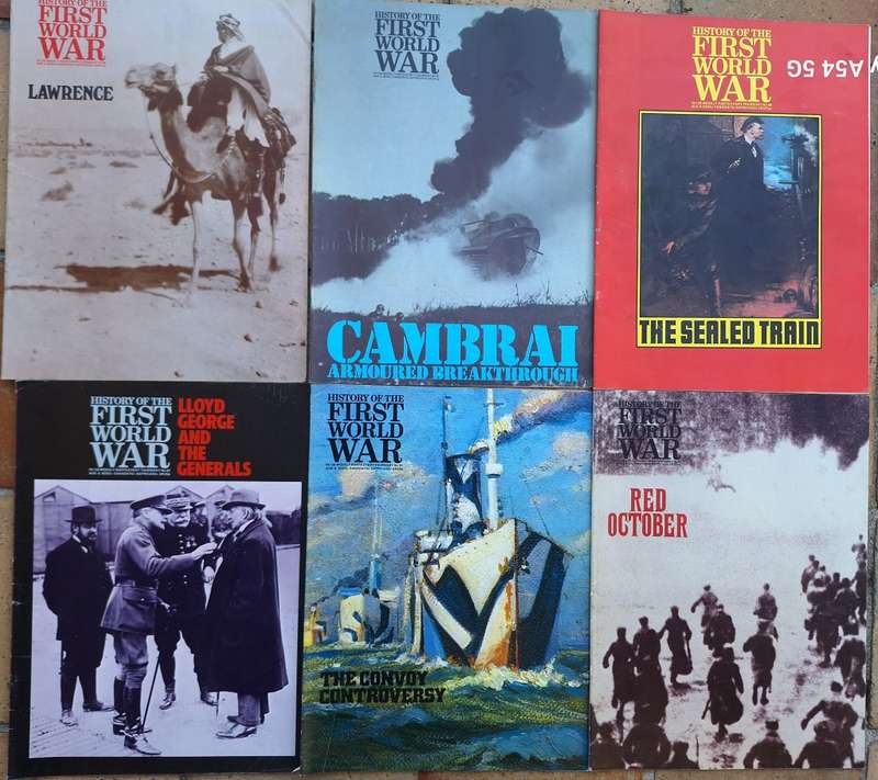 Purnell History of the First World War: Mixed Lot of 6 Magazines