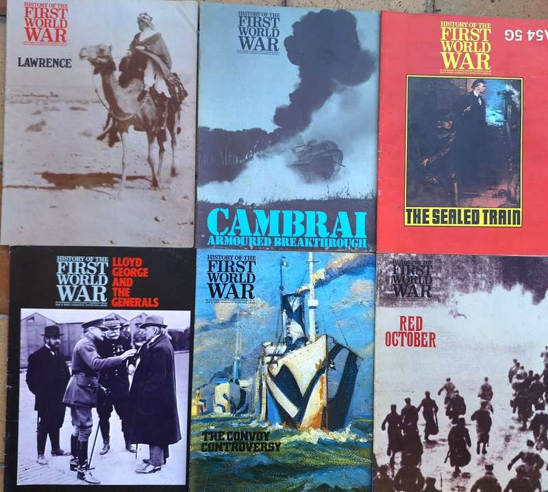 Purnell History of the First World War: Mixed Lot of 6 Magazines