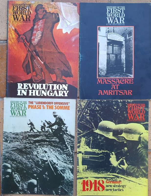 Purnell History of the First World War: Mixed Lot of 4 Magazines