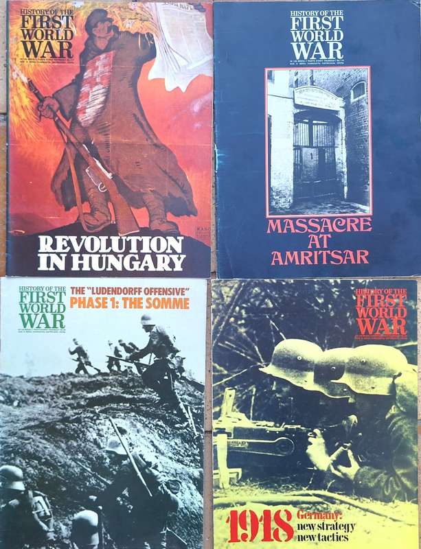 Purnell History of the First World War: Mixed Lot of 4 Magazines