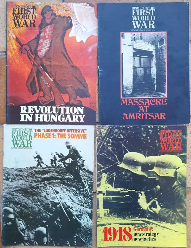 Purnell History of the First World War: Mixed Lot of 4 Magazines