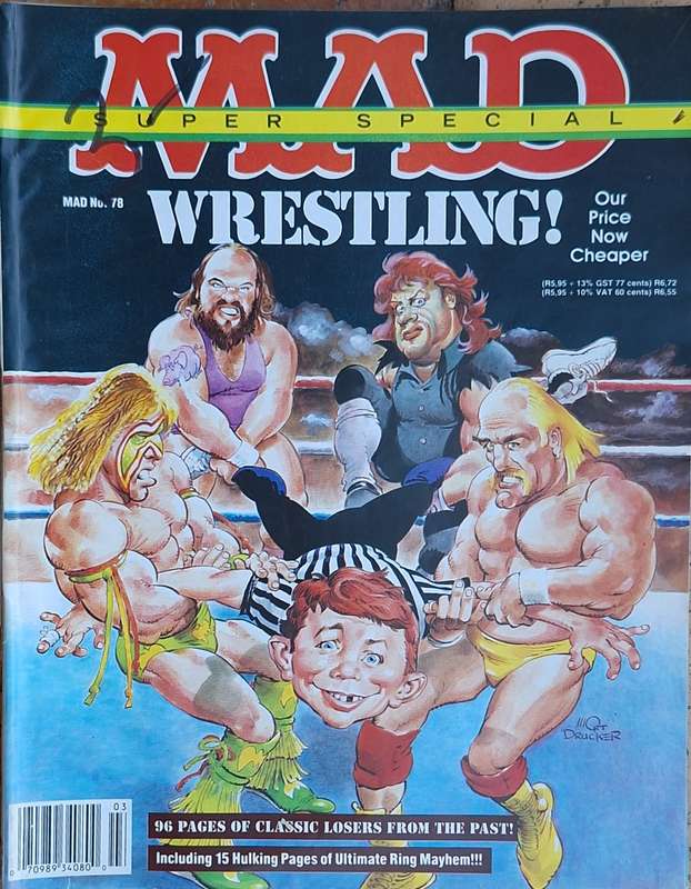Mad Wrestling Magazine 1991 Super Special No. 78