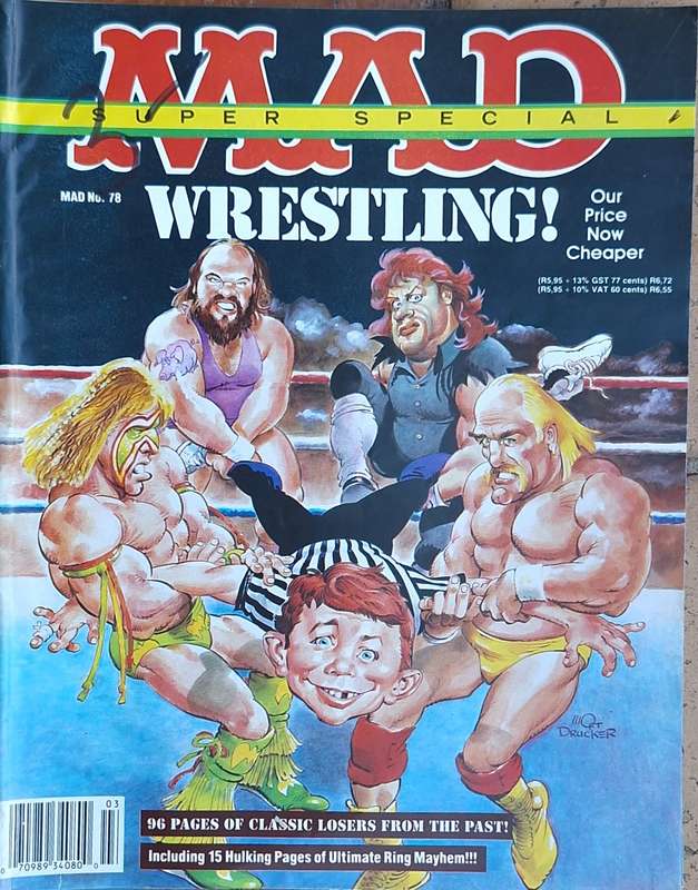 Mad Wrestling Magazine 1991 Super Special No. 78