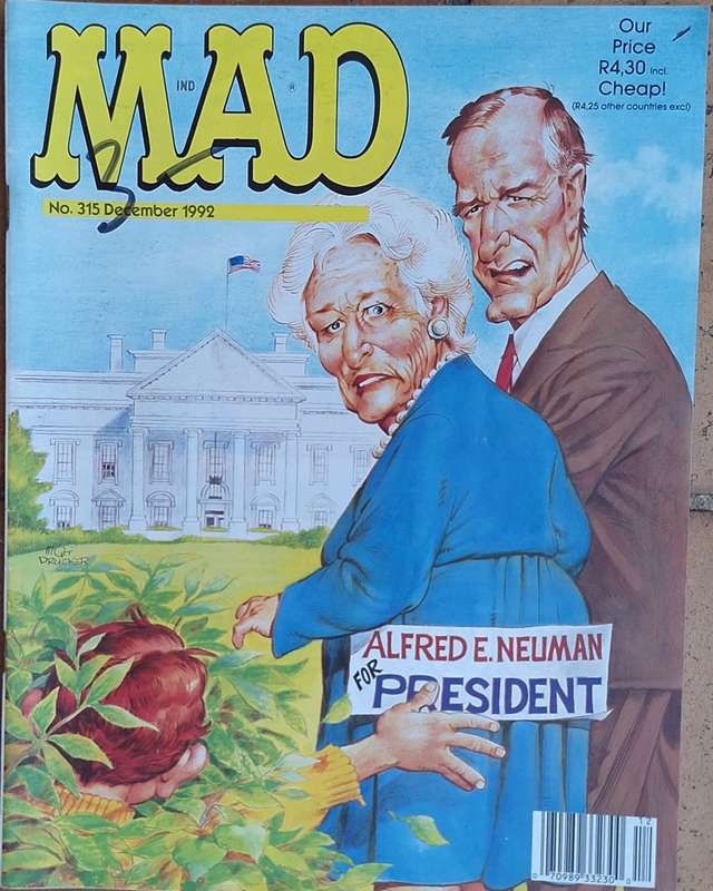 Mad Magazine 1992 No. 315