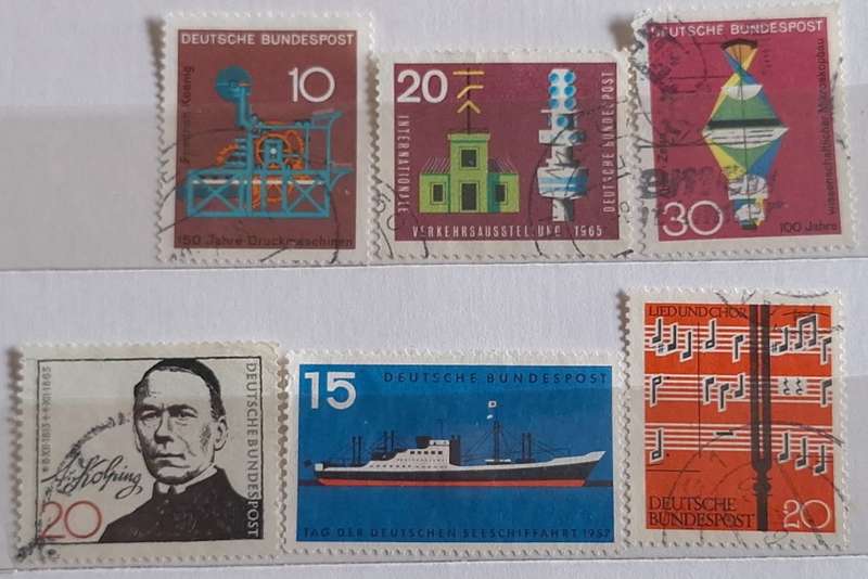Germany Mixed Lot of 6 Used stamps