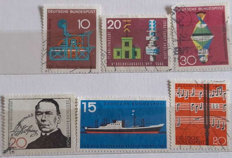 Germany Mixed Lot of 6 Used stamps