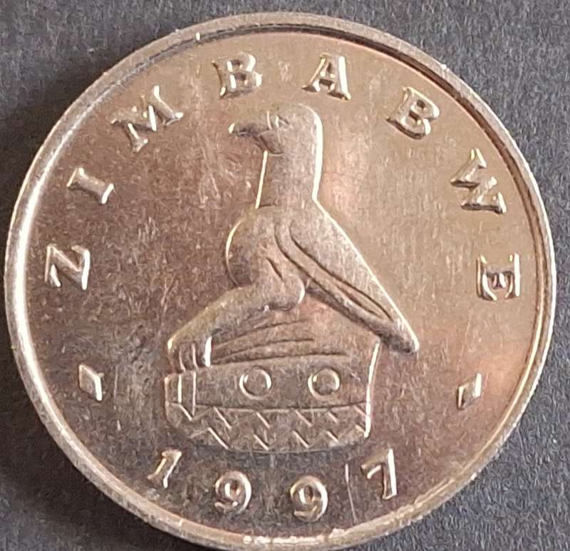 Zimbabwe 1997 20 cent Copper-nickel