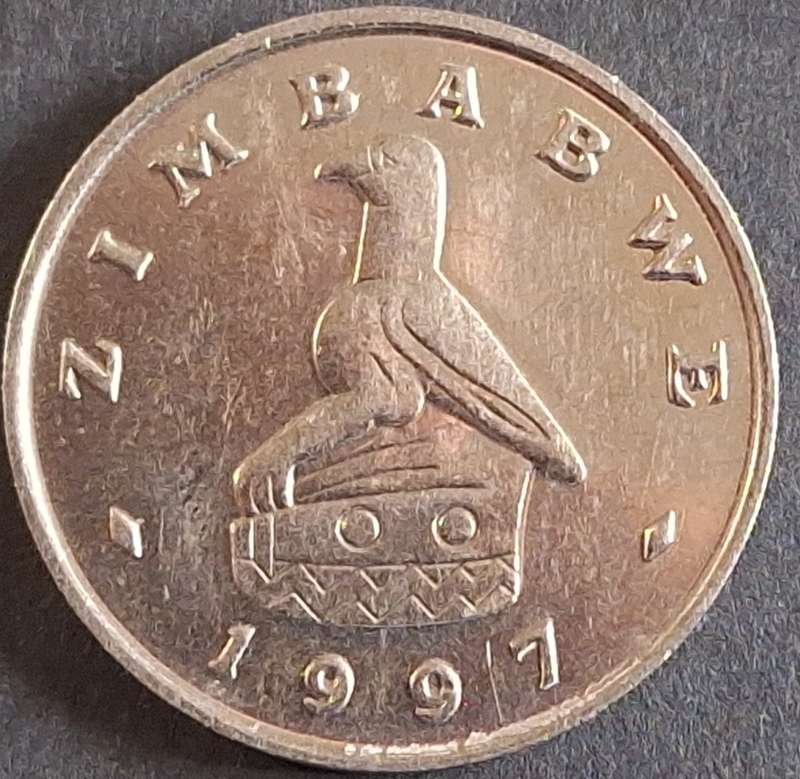 Zimbabwe 1997 20 cent Copper-nickel