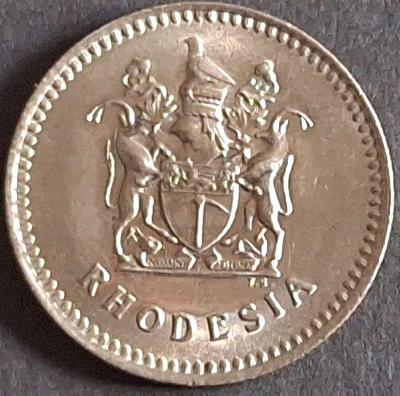 Rhodesia 1975 10 cent Copper-nickel