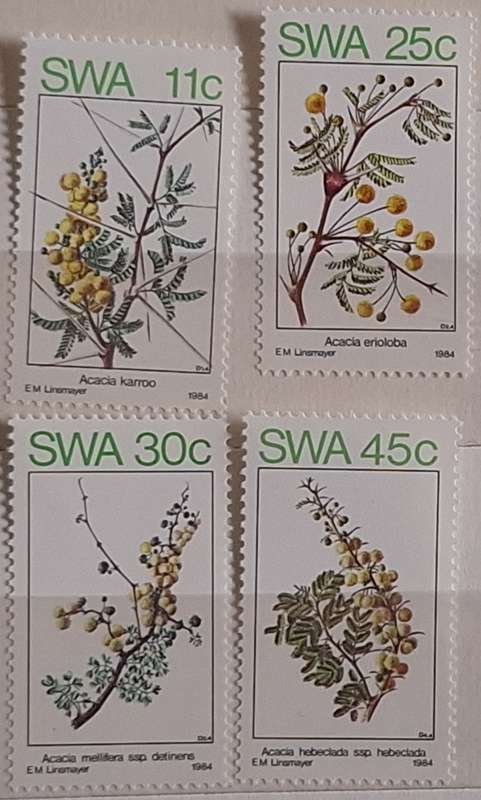 South West Africa 1984 Spring Set of 4 Mint stamps