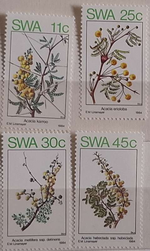 South West Africa 1984 Spring Set of 4 Mint stamps