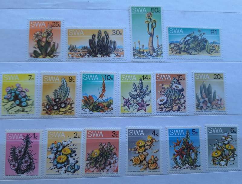 South West Africa 1973 2nd Definitive Succulents 16 Mint stamps
