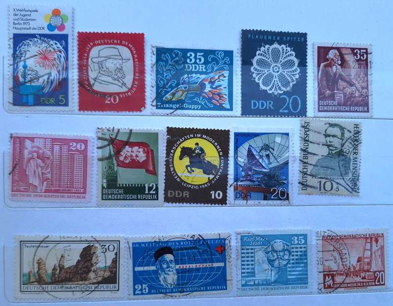 Germany Mixed Lot of 19 Used stamps