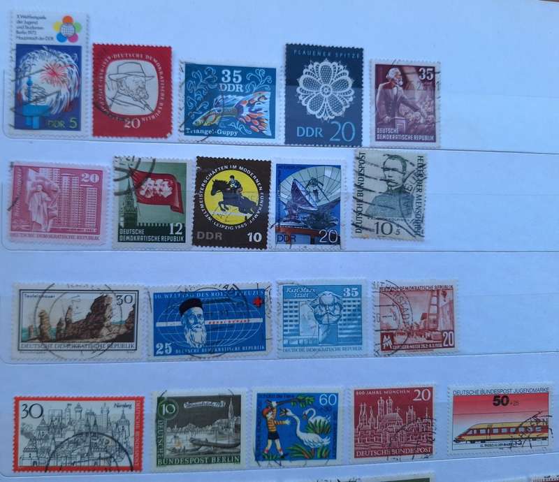 Germany Mixed Lot of 19 Used stamps