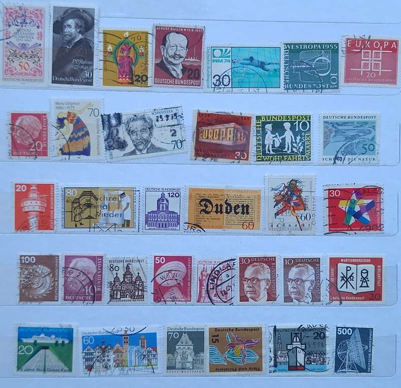 Germany Mixed Lot of 33 Used stamps