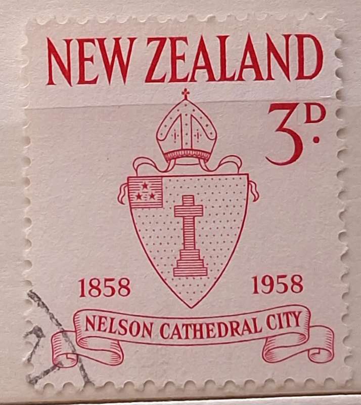 New Zealand 1958 Nelson Centenial 1 Used stamp