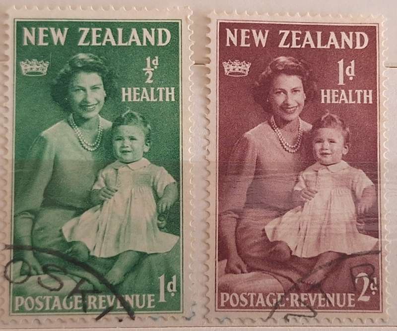 New Zealand 1950 Health Issue Set of 2 Used stamps