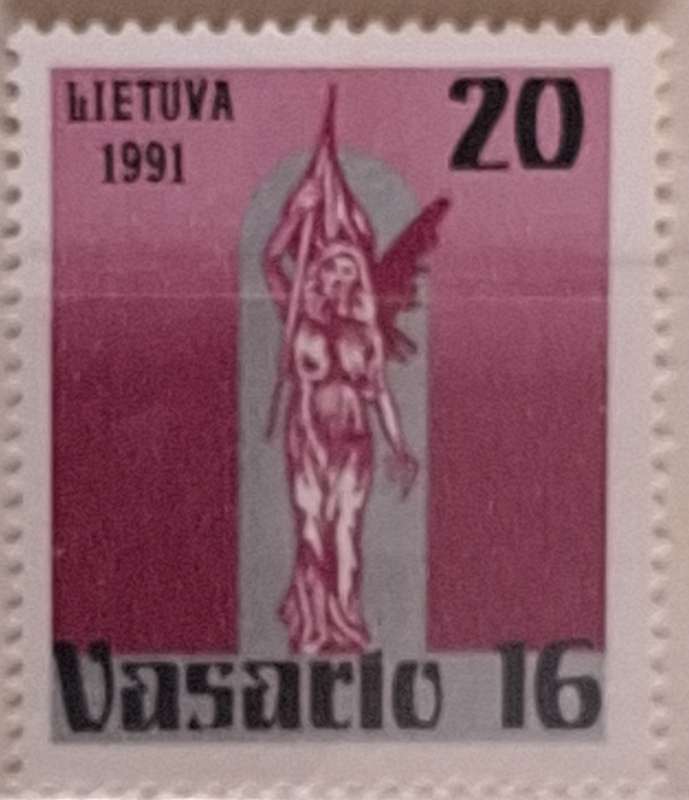 Lithuania 1991 National Day 1 Mint stamp
