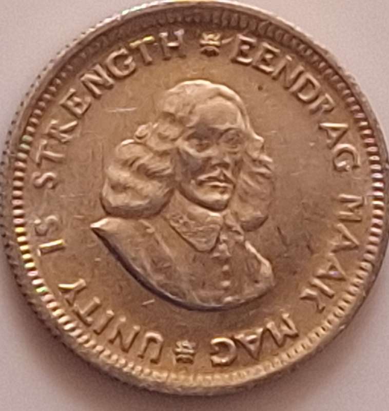 South Africa 1963 5c Silver