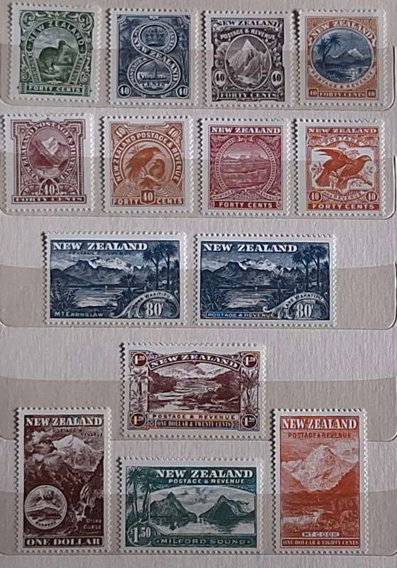 New Zealand 1998 Pictorials Centenary Set of 14 Mint stamps