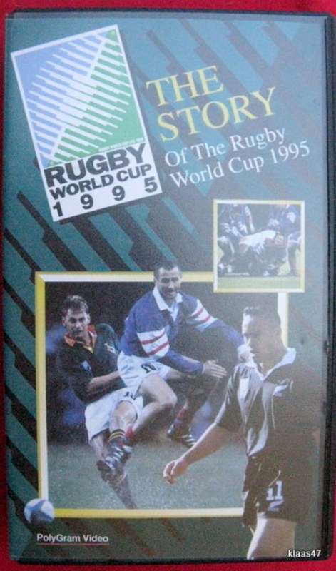 VIDEO : VHS : THE STORY - OF THE RUGBY WORLD CUP  1995