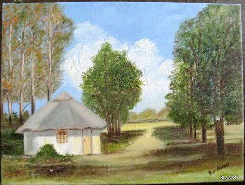 RONDAWEL : PAT FOURIE : OIL ON CANVAS : 40x30cm