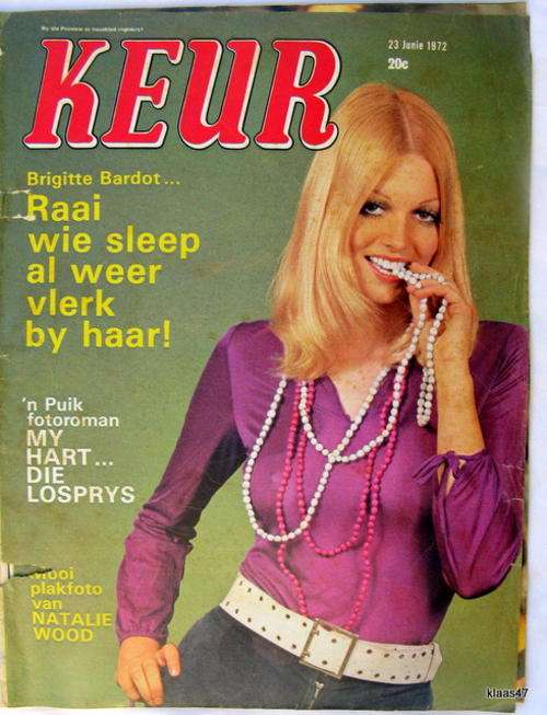KEUR : 23 JUNIE 1972 : FOTOROMAN - MY HART ... DIE LOSPRYS : PLAKFOTO - NATALIE WOOD