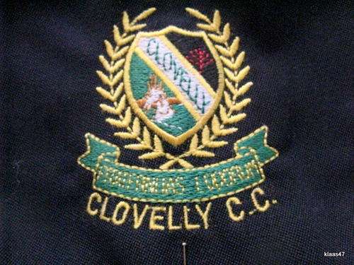 EMBROIDERED POCKET BADGE : CLOVELLY C.C.
