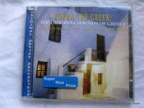ZORBA THE GREEK THE ORIGINAL SOUNDS OF GREECE COSTA PAPADOPOULOS CDCOL 5387 - CD