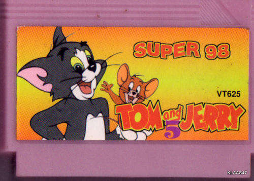 TOM AND JERRY 5 : SUPER 98 :VT625 : GAME CARTRIDGE
