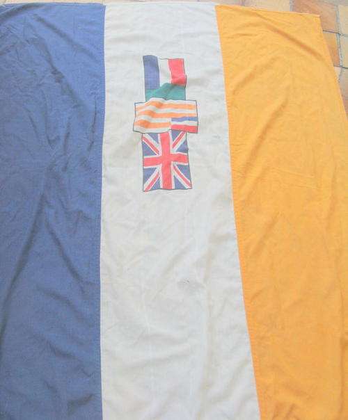 REP. OF SA FLAG : 109x150cm : PREVIOUSLY USED - NOT TORN