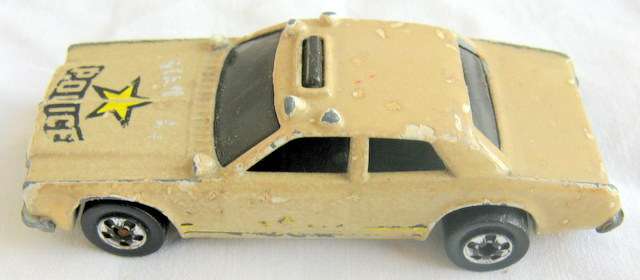 HOT WHEELS MATTEL 1977 MADE IN MALAYSIA POLICE CAR