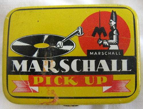 MARSCHALL - PICK UP : GRAMOPHONE NEEDLES : NOT SEALED BUT STILL NEEDLES IN TIN