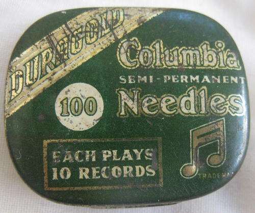 COLUMBIA : DURAGOLD : GRAMOPHONE NEEDLES : **SOME NEEDLES IN TIN**