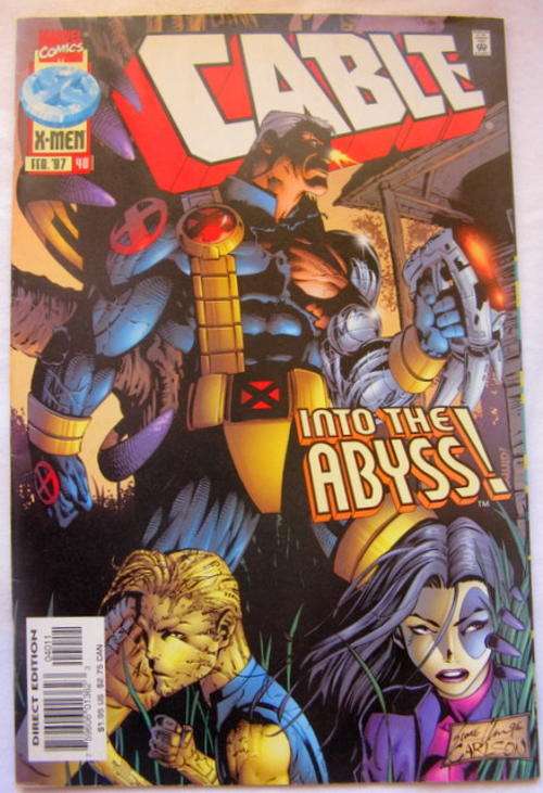Cable into the Abyss marvel comics X- men feb 97 40