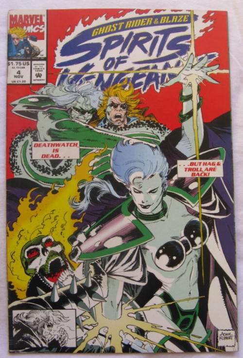 Ghost rider & Blaze Spirits of vengence Marvel comics  4 Nov 1992