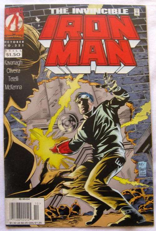 The invincible Iron Man marvel comics 0ct no 321 1995