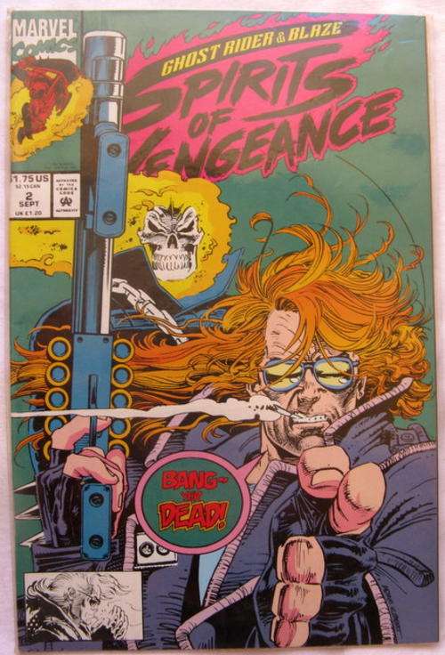 Ghost Rider  & Blaze Spirits of Vengence marvel comics 2 Sept in plastic