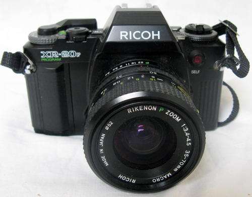 Camera Ricoh XR - 20sp Program  Made  in Japan  Not Tested 35 mm film  No instruction  manual