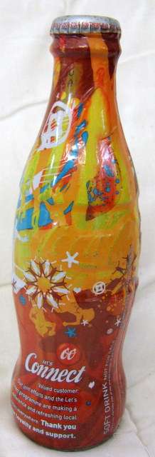 LIMITED EDITION - Coca-Cola - LET'S CONNECT Bottle - 2004 - South Africa