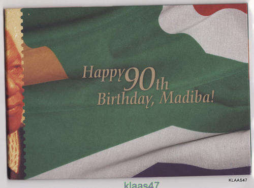 Nelson Mandela 90th Birthday Hard Cover Booklet