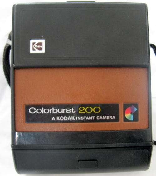 KODAK : COLORBURST 200 : INSTANT CAMERA : MADE IN U.S.A. :