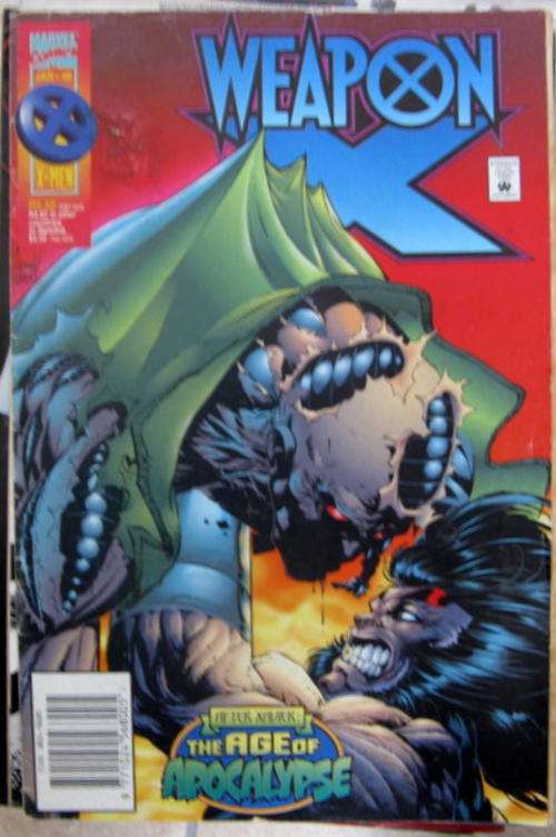 Weapon After Xavier the age of Apoccalypse marvel comics Wolverine vol 1 no 8 Jan 1996  MARKED