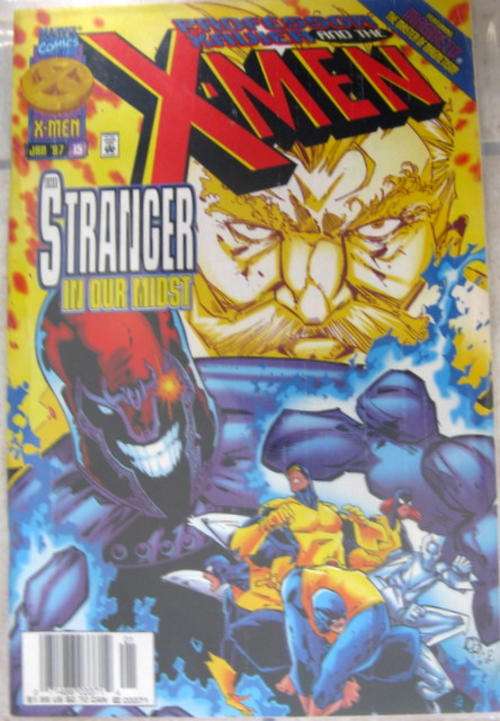 X--Men  and the Professor Xauier .Stranger in our midst marvel comics Jan 97  15 in plastic