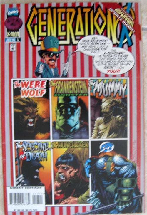Generation marvel comics  X -- Men Jul  96 VOL 1  NO 17   Direct edition