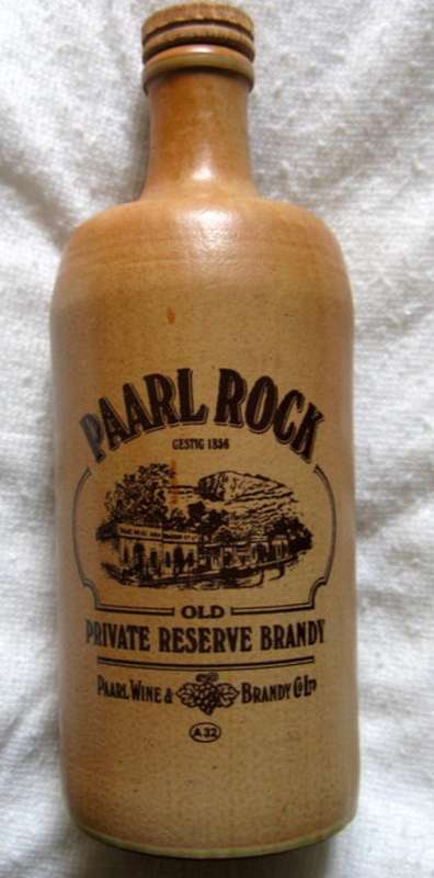 PAARL ROCK : EMPTY BOTTLE : 24cm HIGH :