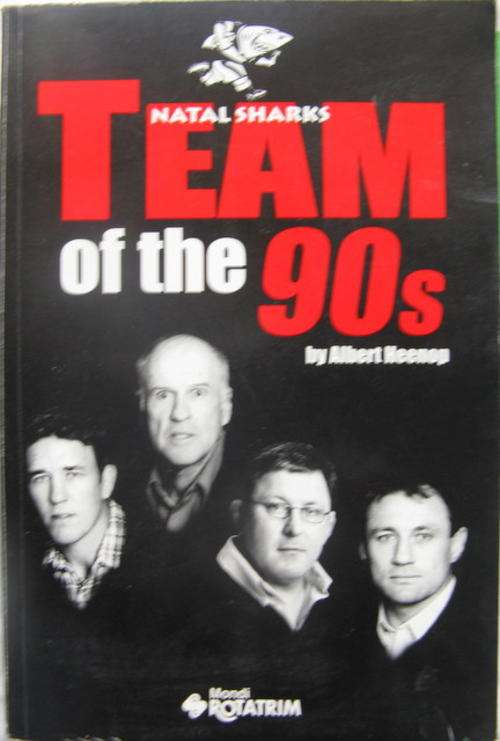 Team of the 90s  Natal Sharks by Albert Heenop paperback